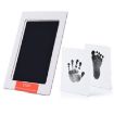 Non-Toxic Baby Handprint Footprint Clay Souvenirs Toy Gifts (Black) - 1