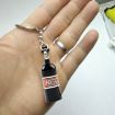 Fashion Metal Keyring Car Keychain Set - 2 PCS Auto Key Ring - 7