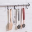 Two-Color Bangs Head Wash Pot Brush - Gray White Long Handle Kitchen Tool - 7