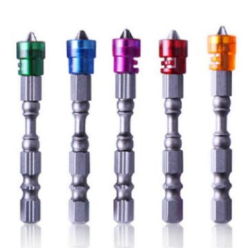 5 PCS 65mm Magnetic Alloy Steel Cross Bit Electric Screwdriver Head - 1