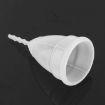 Reusable Soft Silicone Menstrual Cup - 3 PCS, Small Size, Purple - 2
