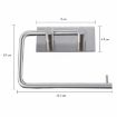 304 Stainless Steel Self-Adhesive Tissue Rack Toilet Paper Holder RD9181 - 2