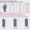 Black Fiber Sports Half Finger Gloves, Arthritis Rehab, Size S - 7
