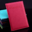 Black Artificial Leather Travel Passport Cover - Stylish & Durable - 5