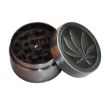 30MM Stainless Steel Maple Leaf Herb Grinder, 3 Layers Weed Grinder - 5