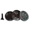 Stainless Steel Maple Leaf Herb Grinder, 50MM 4 Layers Tobacco Grinder - 2