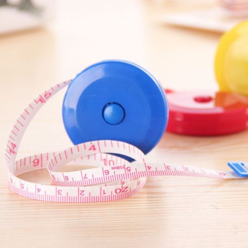 4 PCS 1.5m Mini Retractable Tape Measure - Random Color Delivery - 1