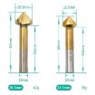 6 In 1 Chamfering Knife Woodworking Cutter, Titanium Plating, Plastic Bag - 4