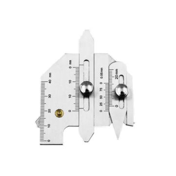 HJC40 Stainless Steel Welding Inspection Gauge Ruler - Precise Measuring - 1