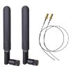 Dual Band WiFi Antenna 2x 6dBi RP-SMA + 2x 35CM Pigtail Cable for M.2 - 1