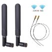 Dual Band WiFi Antenna 2x 6dBi RP-SMA + 2x 35CM Pigtail Cable for M.2 - 2