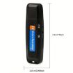 SK001 Black USB Voice Recorder, Rechargeable U-Disk, No Memory - 3