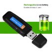 SK001 Black USB Voice Recorder, Rechargeable U-Disk, No Memory - 6