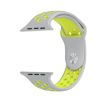 Apple Watch Ultra & Series Silicone Sport Band, Grey Yellow, 42-49mm - 3