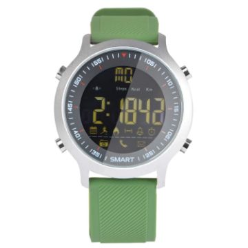 EX18 Smart Sports Watch - FSTN Screen, TPU Strap, Bluetooth, Green - 1