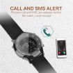 EX18 Smart Sports Watch, FSTN Screen, Stainless Steel, Bluetooth, Silver - 8