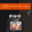 DD3S 2.4" Screen 0.3MP Security Camera Peephole Viewer Door Bell - 9