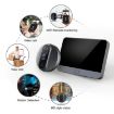 R9 4.3" WiFi Smart Video Peephole Doorbell - Black - 5