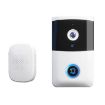 Smart Doorbell i5 HD Wireless WiFi Camera with Voice Intercom (White) - 1