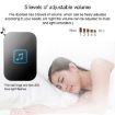CACAZI FA86 Self-Powered Wireless Doorbell, UK Plug, White - 4