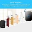 CACAZI FA86 Self-Powered Wireless Doorbell, UK Plug, White - 7