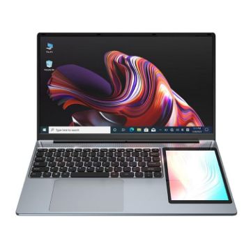 UNIWA ULAP Q15ZR Laptop, 8GB+256GB, Dual Display, Intel N100, 15.6" & 7" - 1