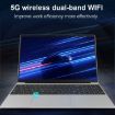 H15 15.6" Ultrathin Laptop, 16GB+512GB, Win 11, Intel N95 Quad Core, Silver - 6
