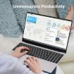 15.6" Laptop, 8GB+256GB, Intel Celeron N5095, Windows 11, Fingerprint, EU Plug - 8