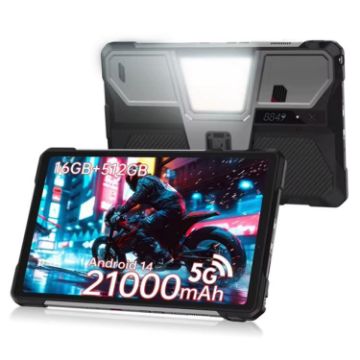 Unihertz 8849 Rugged Tablet & Projector, 16GB+512GB, 10.95" Android 14 5G - 1