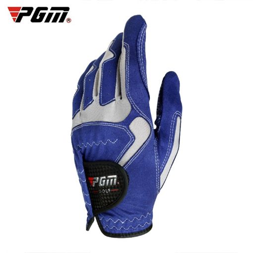 PGM Golf Left Hand Anti-Slip Gloves for Men - Blue, Size 25 - 1