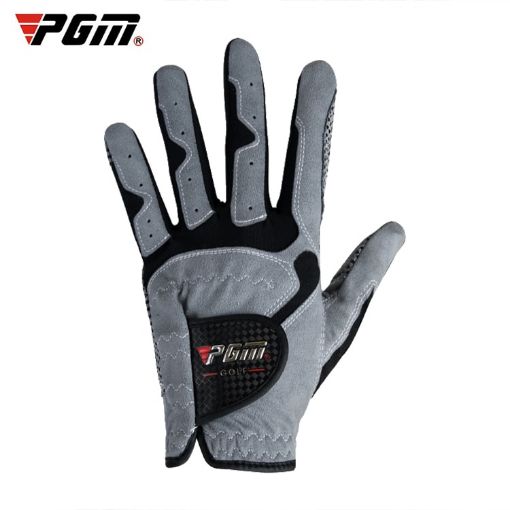 PGM Golf Left Hand Anti-Slip Gloves for Men - Grey, Size 24 - 1