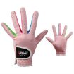 PGM Pink Microfiber Golf Gloves for Children, Size 15 - Soft & Comfortable - 3