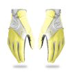 Women's Yellow PGM Golf Gloves, Non-Slip PU Leather, Size 19 - 2