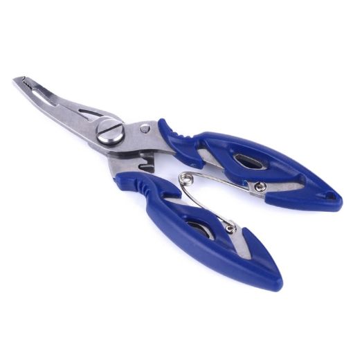 HENGJIA QT014 Stainless Steel Fishing Pliers Scissors Hook Remover Tool - 1