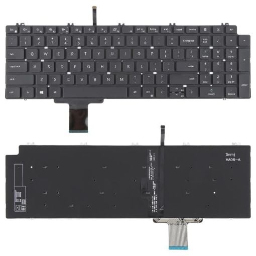 Dell Precision 7550 7750 7560 7760 Black US Laptop Keyboard - 1