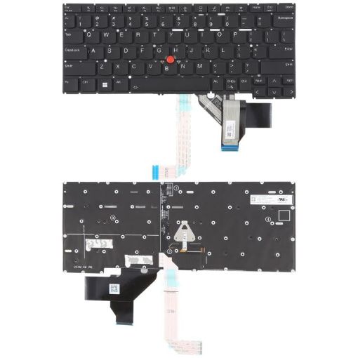 Lenovo Thinkpad X13 Gen 4 Yoga Gen 4 US Keyboard with Pointing (Black) - 1