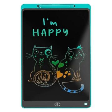 16" Blue LCD Writing Tablet for Kids - Color Screen Drawing Board - 1