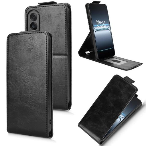 OnePlus Ace 5 Ultra Magnetic Flip Leather Phone Case with Buckle - Black - 1