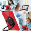 Samsung Galaxy Tab Active5 Pro Silicone Hybrid Case with Strap - Red - 8