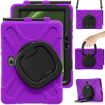 Samsung Galaxy Tab Active5 Pro Silicone Hybrid Case with Strap - Purple - 1