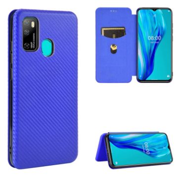 Ulefone Note 9P Blue Flip Case: TPU + PC + PU Leather, Card Slot - 1