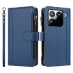 Xiaomi 15S Pro Leather Case - 9 Card Slots, Magnetic Closure, Dark Blue - 2