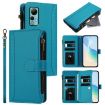 Ulefone Note 14 Leather Case: 9 Card Slots, Magnetic Closure, Turquoise - 1