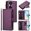Ulefone Note 17 Pro Purple Leather Case - 9 Card Slots & Hand Strap - 1