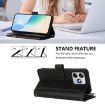 Ulefone Note 18 Ultra/Pro Leather Case: 9 Card Slots, Magnetic Closure, Black - 4