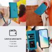 Ulefone Note 18 Ultra/Pro Leather Case, Magnetic Closure, 9 Card Slots, Turquoise - 6