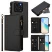 Ulefone Note 20 Pro Leather Case: Magnetic Closure, 9 Card Slots, Black - 1