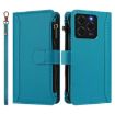 Ulefone Note 20 Pro Leather Case: 9 Card Slots, Magnetic Closure, Turquoise - 2