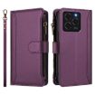 Ulefone Note 20 Pro Purple Leather Case - 9 Card Slots & Hand Strap - 2