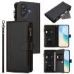 Ulefone Note 21 Leather Case: Magnetic Closure, 9 Card Slots, Hand Strap - 1